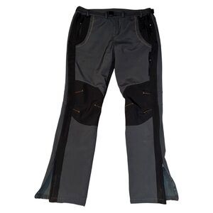 Bombshell Men’s Outdoor Softshell Hiking Pants Gray/Black 36x34